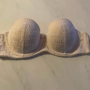 Cream with lace Bra
